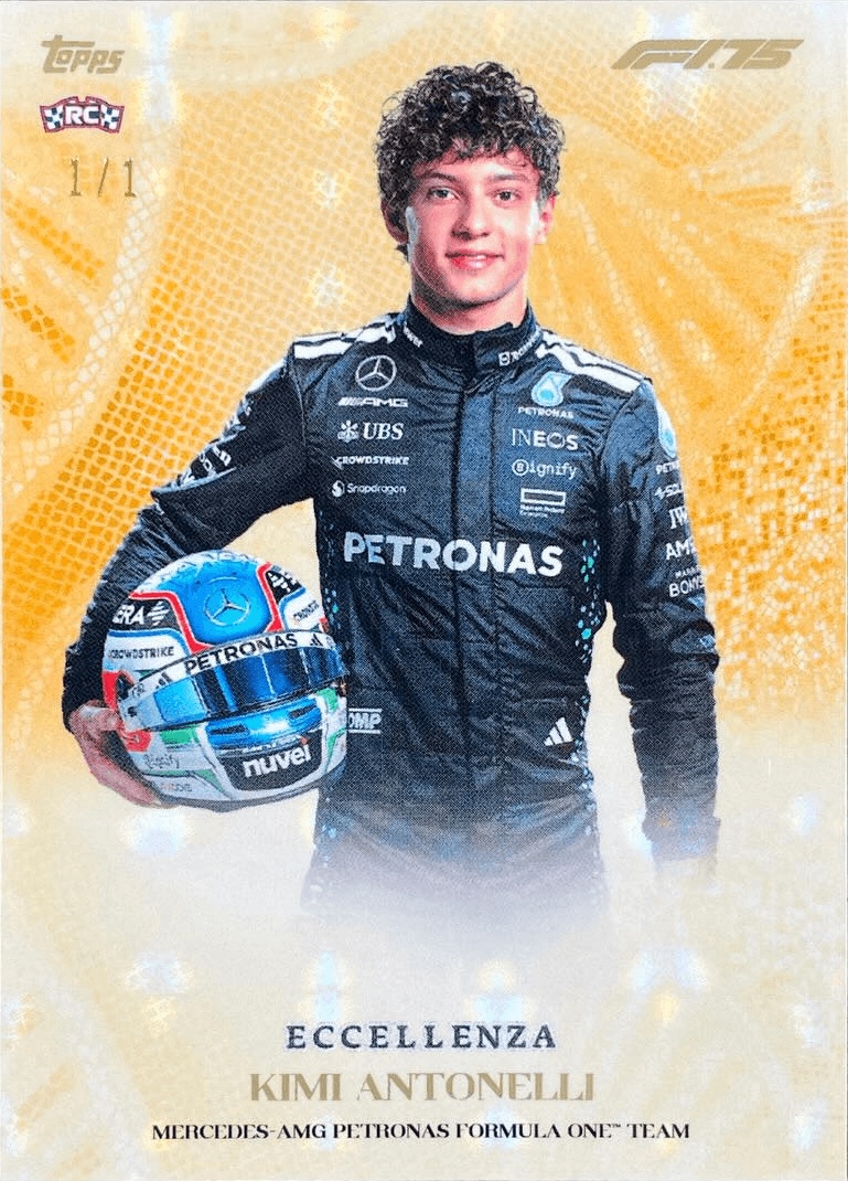 1/1 Kimi Antonelli Topps Eccellenza Rookie Portrait