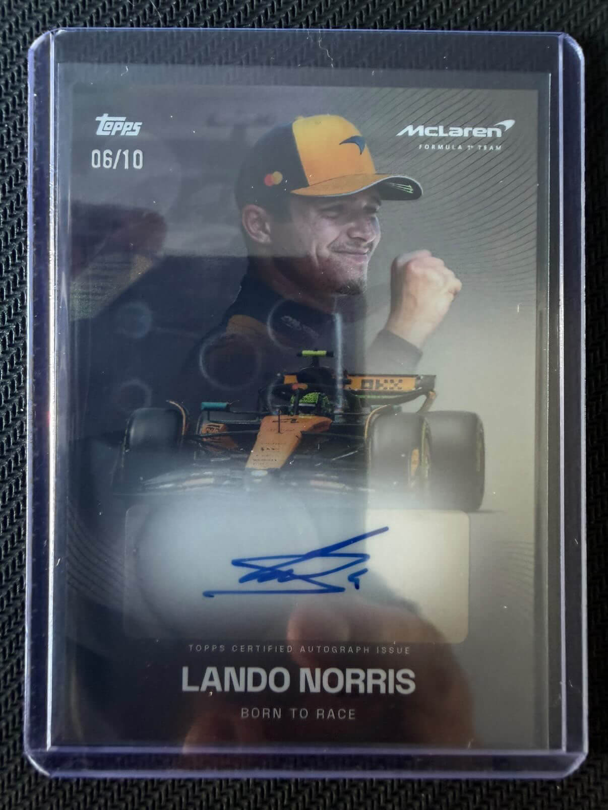/10 Lando Norris Autograph Card