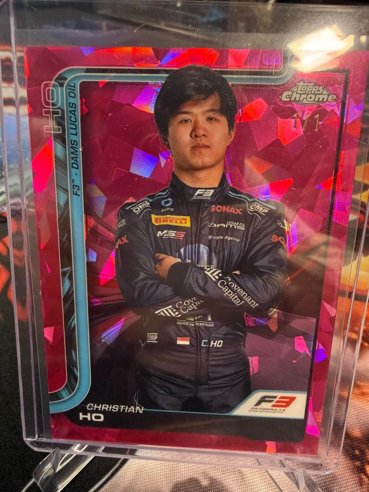 1/1 Christian Ho Topps Sapphire 2025